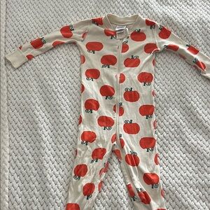 Pumpkin Print Kids One Piece